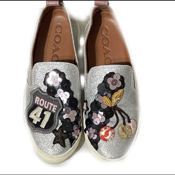 Coach sequined loafers - Picture 13 of 13